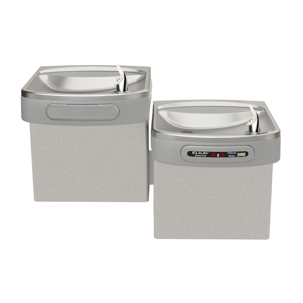 Filtered Barrier Free Bi-Level Cooler - 19" D - Wall Mount