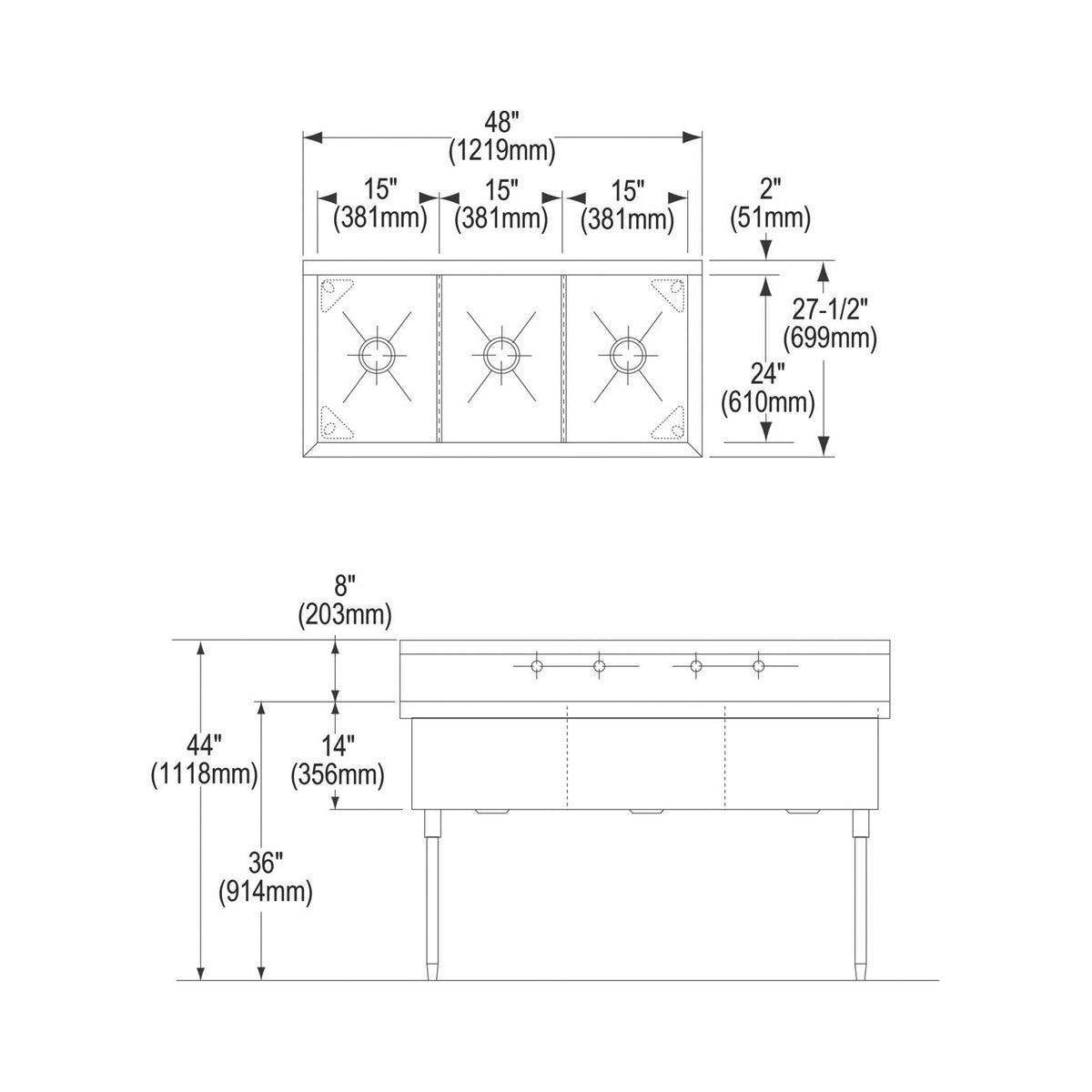 Elkay® WNSF8345 Scullery Sink