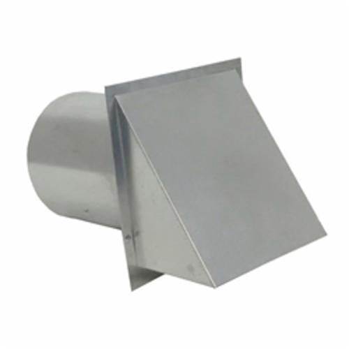 FAMCO™ SWVG10 Hooded Wall Vent With Screen, 10 in Dia x 13 in L x 6-3/4 in W x 13-1/2 in H, Galvanized Steel, Domestic