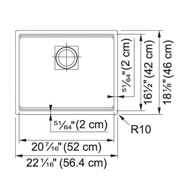 Peak - Kitchen Sink - Stone Gray