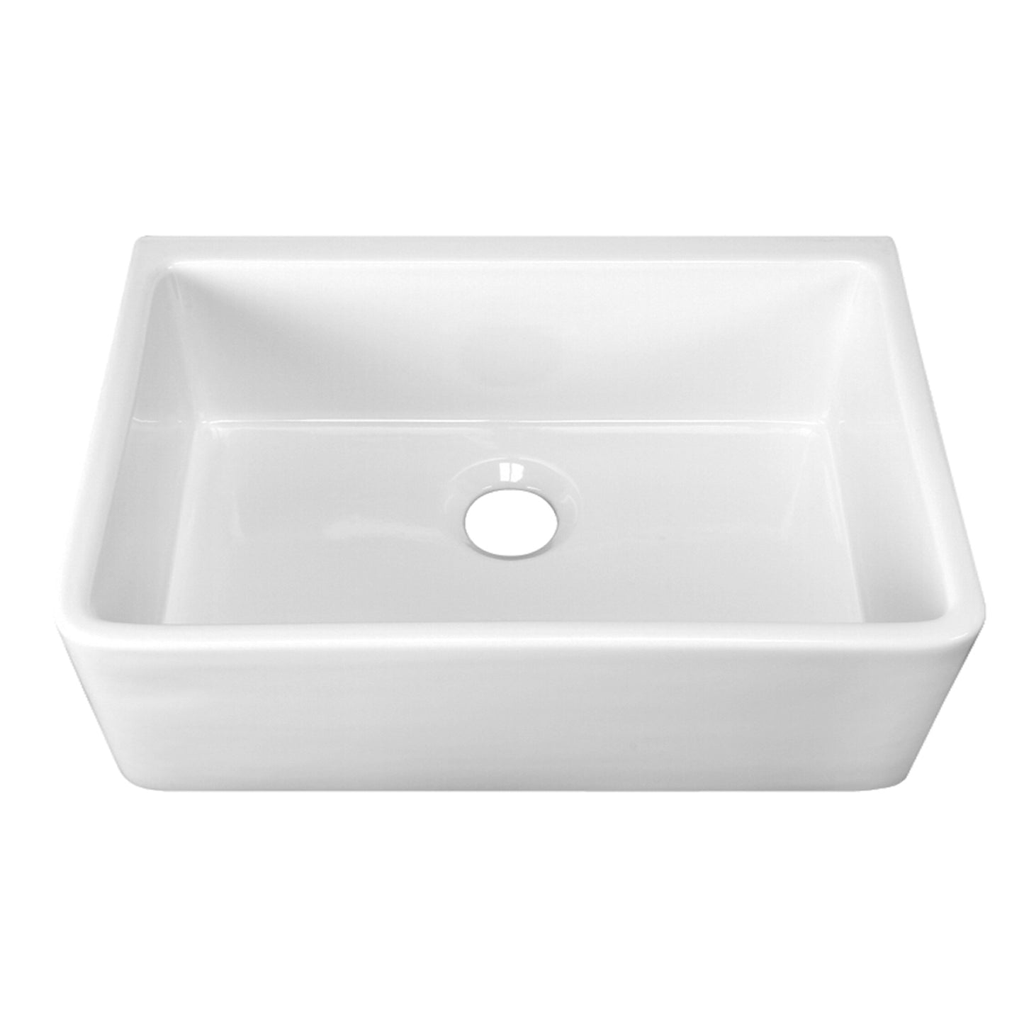DELIA 30IN FRMR SINK WH