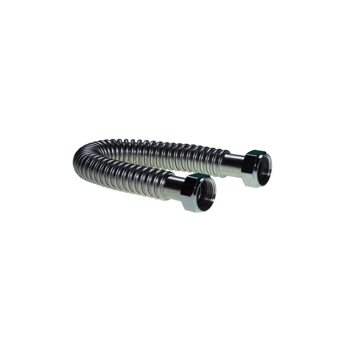 Falcon Stainless SWC124 Flexible Softener/Boiler Connector, FNPT 1 in Inlet, FNPT 1 in Outlet, Stainless Steel, Import