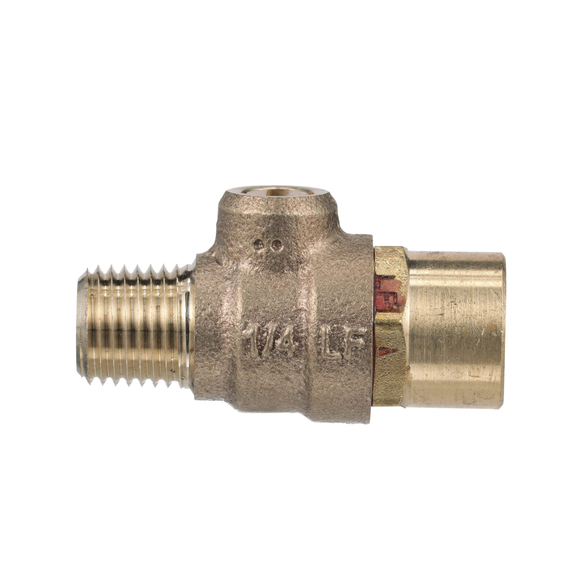 Febco® 781075LL LFTC1 1/4 Turn Test Cock, For Use With Backflow Preventers or Isolation Valve, 1/4 in MNPT x 1/4 in FNPT, Cast Copper Silicon Alloy, Import