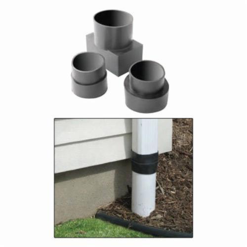 Fernco® DSC-43 Round Pipe Downspout Connector, 4 in Nominal, PVC, Domestic