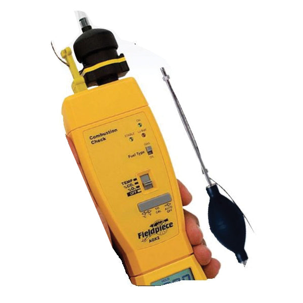 Fieldpiece AOX2 Combustion Head, -58 to 1000 deg F, 0.1 deg F Resolution and 0 to 25 % +/-0.3 % Accuracy