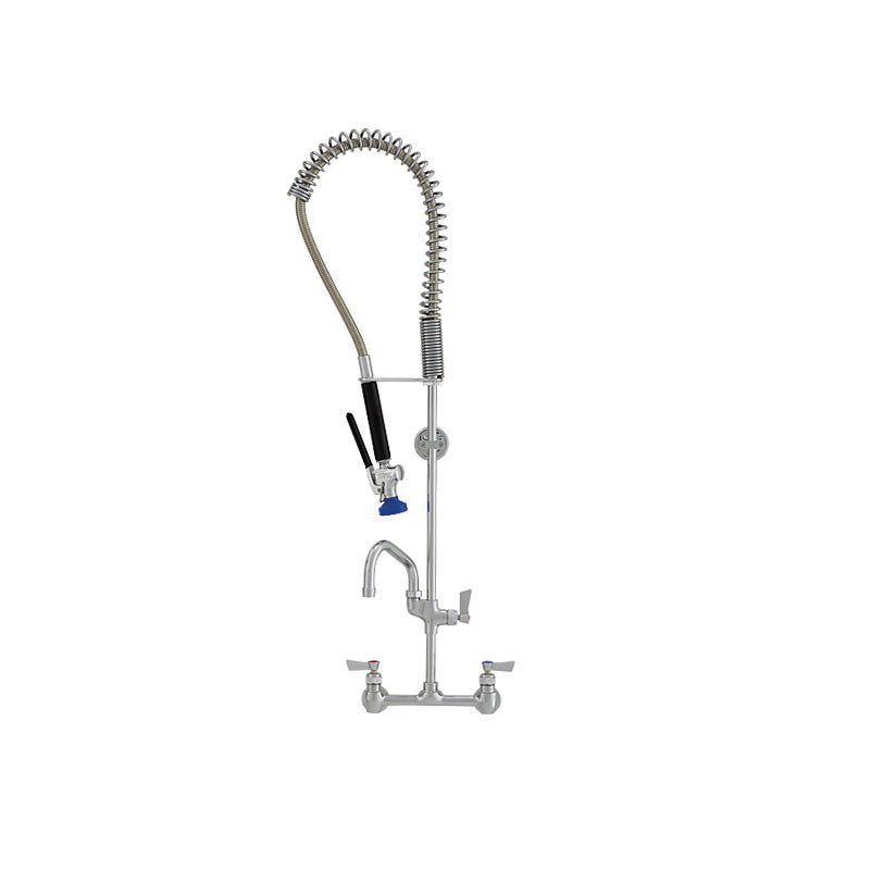 Fisher 52965 Spring Style Pre-Rinse Faucet Unit With 16 in Riser, Commercial, 1.15 gpm Flow Rate, 8 in Center, Swivel Spout