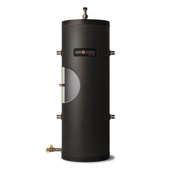 Flexcon BUF-120 ARGOSY™ Series Hydronic Buffer Tank, 2 in Connection, 120 gal Tank, 29 in Dia