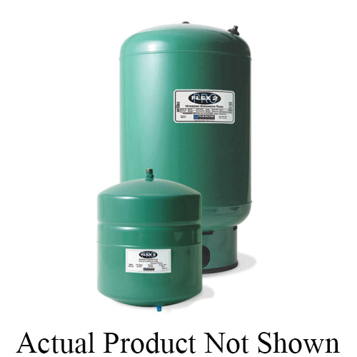 Flexcon HTX 15 Flex2Pro HTX Hydronic Expansion Tank, 2.1 gal Capacity, 1 gal Acceptance, 100 psi Pressure, Butyl Rubber Diaphragm, 8 in Dia x 12-1/2 in H