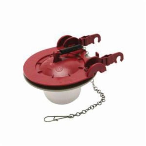 Fluidmaster® 5403P4 Universal Adjustable Toilet Flapper, Rubber, Red, Import