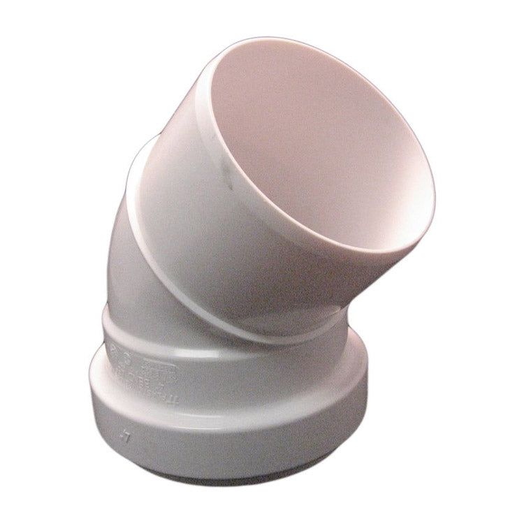4 45 ST EL PVC GASKETED