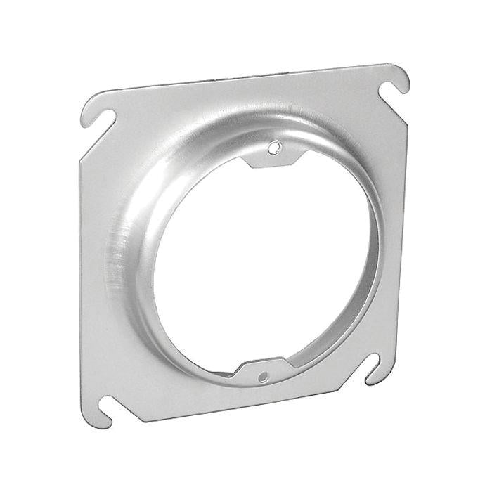 GARVIN® 52C3-5/8 Square to Round Device Ring, 4 in L x 4 in W, Steel, 5/8 in Raised