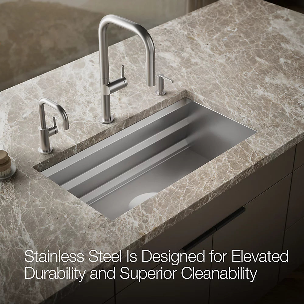 Prolific® 33" Undermount Single-Bowl Workstation Kitchen Sink