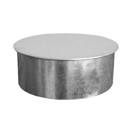 7" 24 GA. GALV TEE CAP