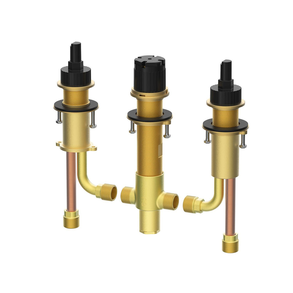 Gerber® D215000BT Widespread Rough-In Valve and Spout Tube, 1/2-14 NPT Inlet 1/2-14 NPT Outlet, 20 to 80 psi Pressure, 16 gpm Flow Rate, Import