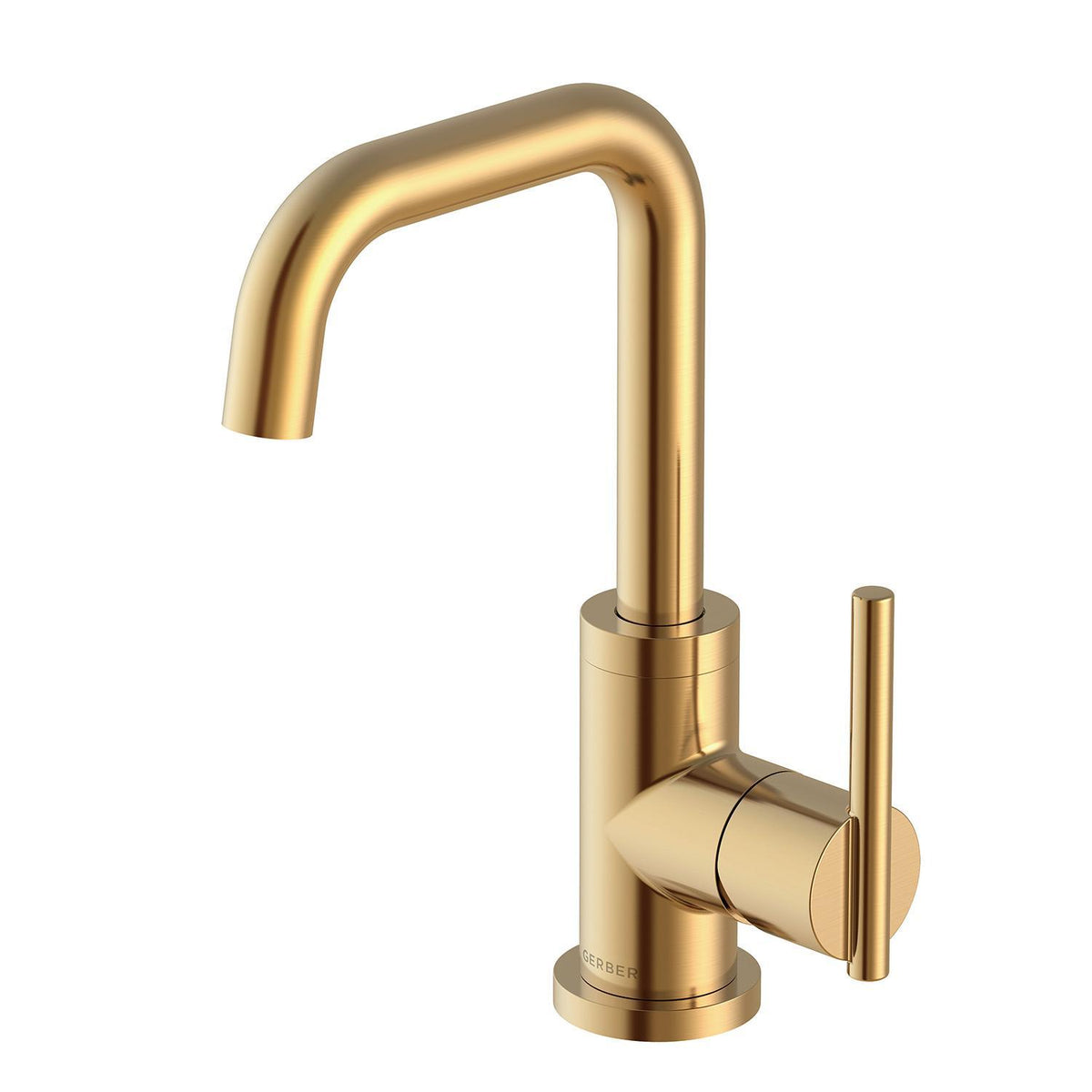 Gerber® D230658BB Parma® Lavatory Faucet, 1.2 gpm Flow Rate, 6-7/8 in H Spout, 1 Handles, Touch-Down Drain, 1 Faucet Holes, Brushed Bronze