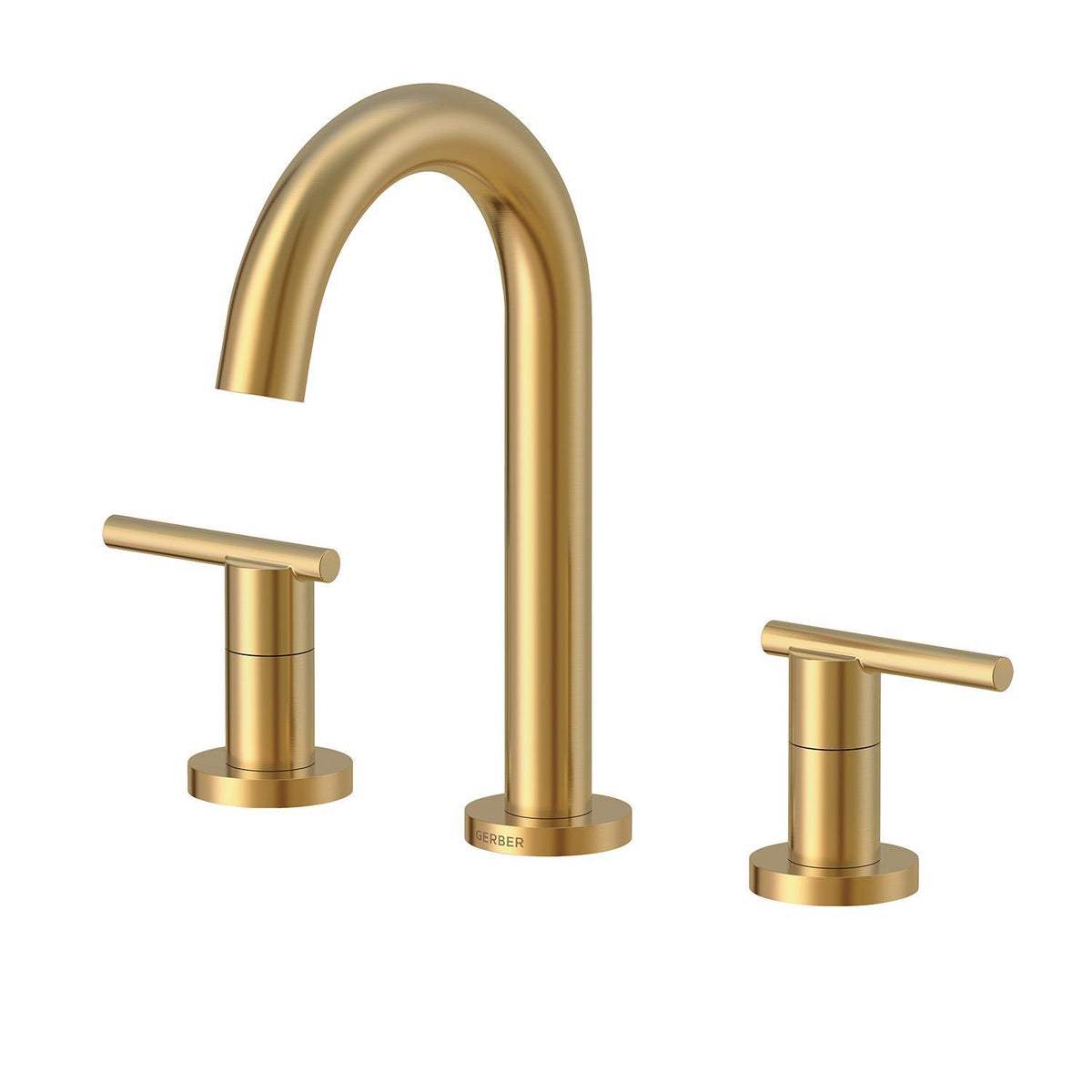 Gerber® D303658BB Parma® Widespread Lavatory Faucet, 1.2 gpm Flow Rate, 5-13/16 in H Spout, 6 to 12 in Center, Brushed Bronze, 2 Handles, Touch-Down Drain, Import
