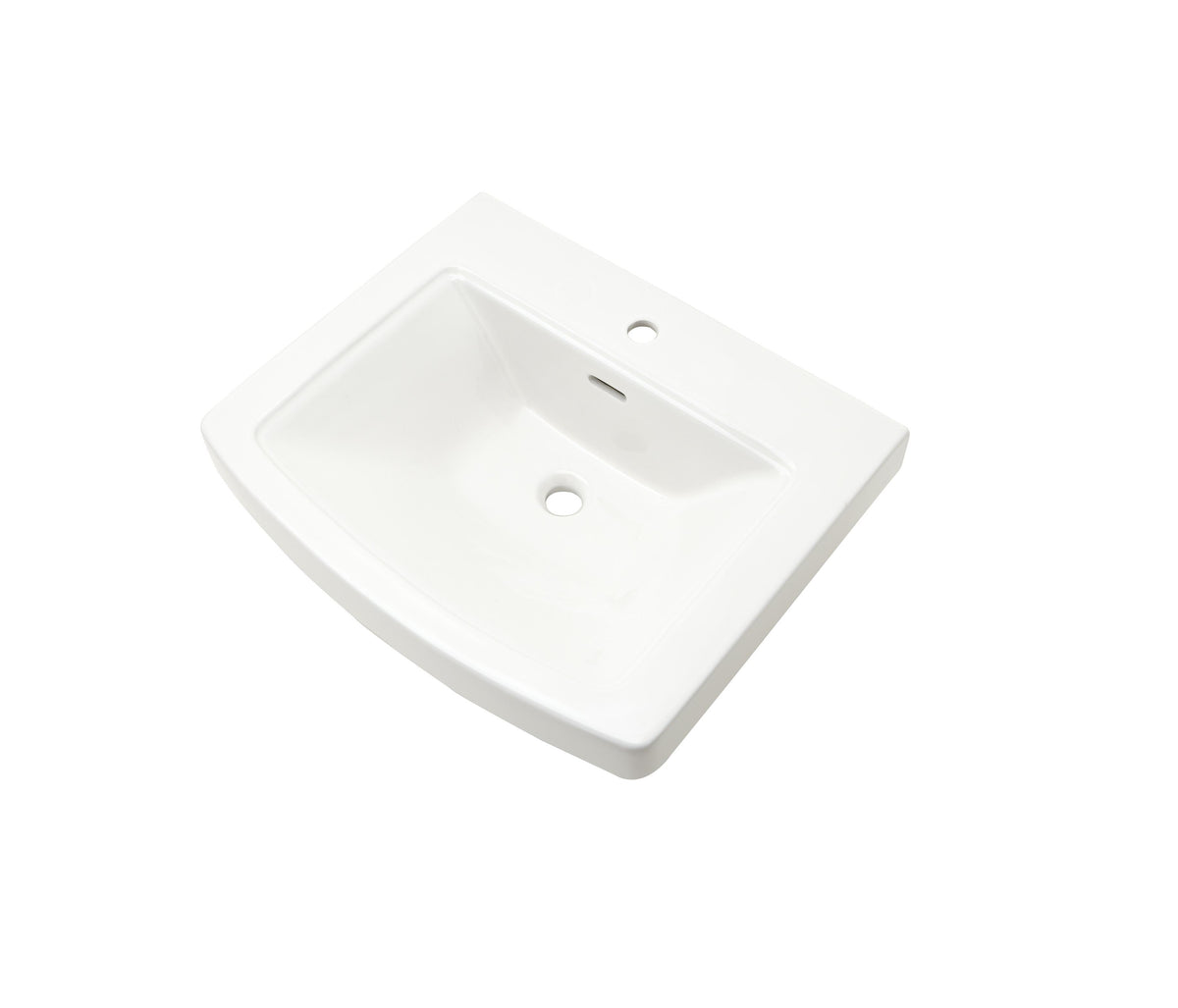Gerber® G0013502 Hinsdale® Petite Pedestal Top Sink, 21-1/4 in W x 6-5/8 in H, Rectangular Sink, Import