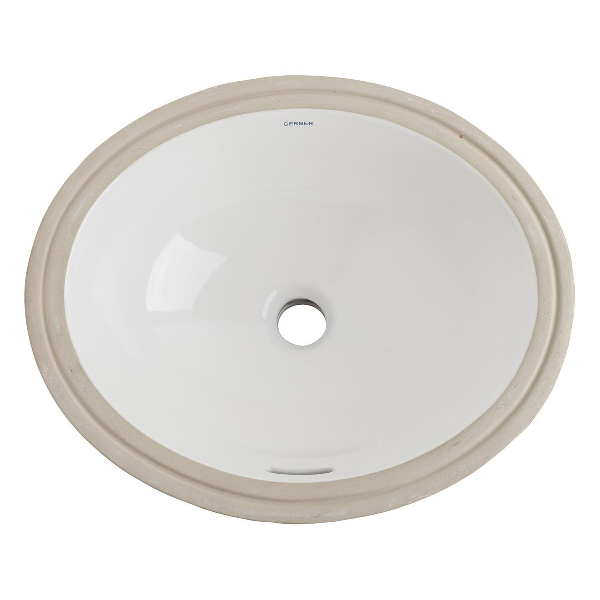 Luxoval - 17-5/8" Undercounter Bathroom Sink - White