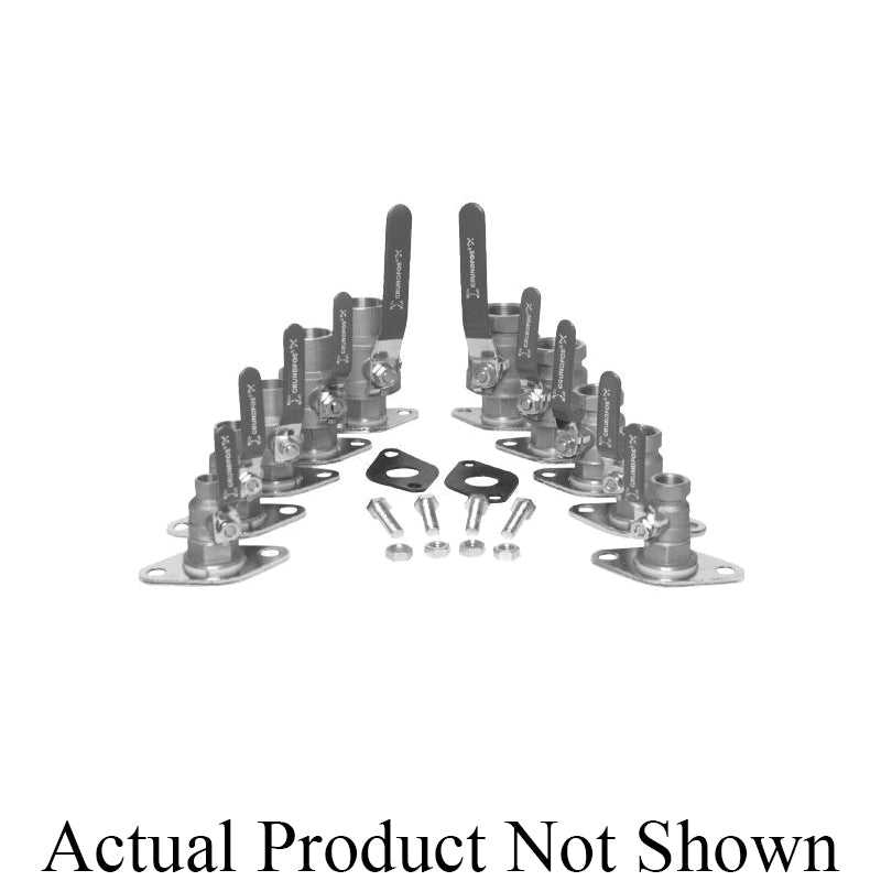 Grundfos 96806135 UP Series Dielectric Isolating Valve Set, 150 psi, 230 deg F