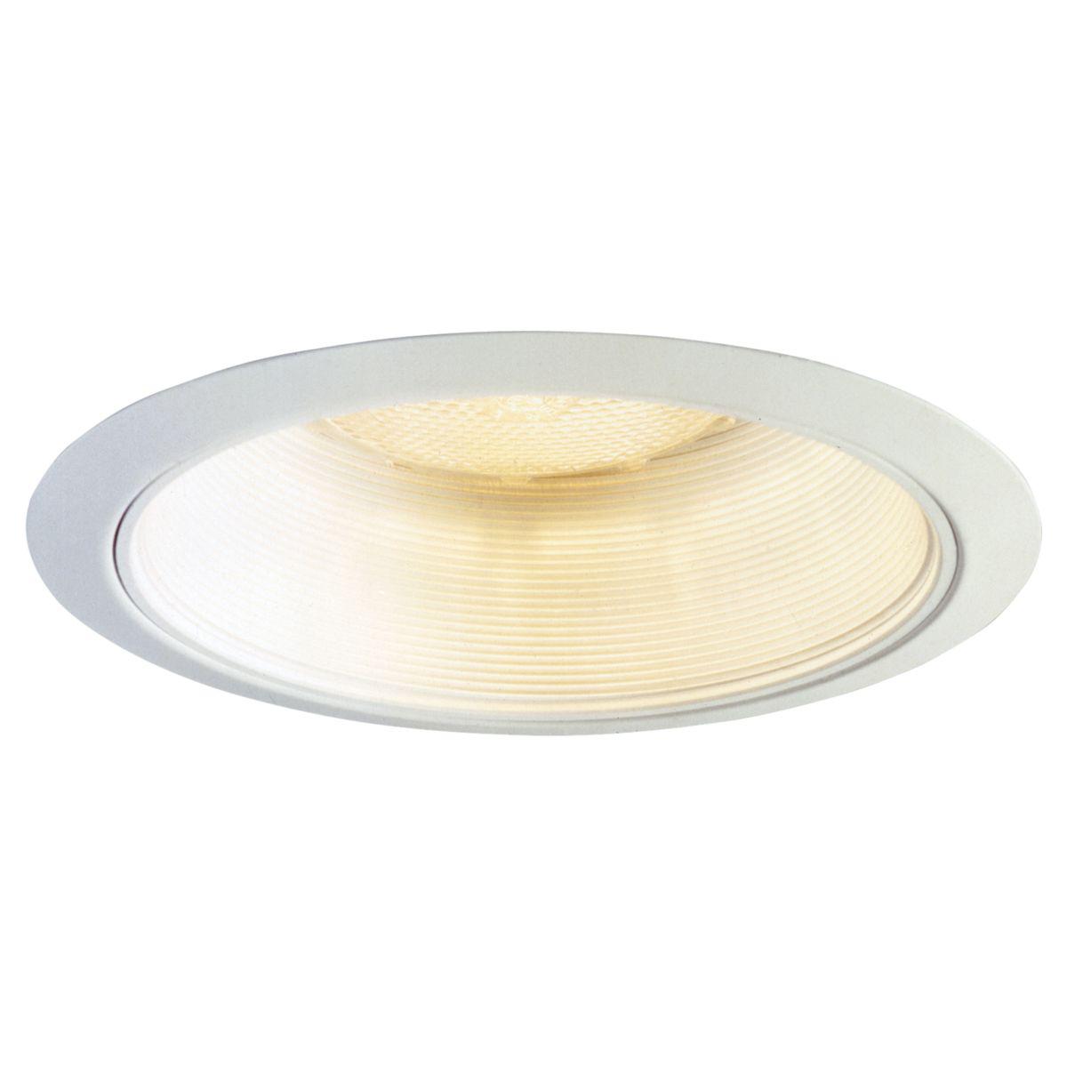 Halo 310W H7 310 Round Baffle Trim, 6 in Dia Inside x 7-1/4 in Dia Outside, Incandescent Lamp, For Use With H7ICT, H7ICAT, H7RICT and H7RICAT Housing, Plastic