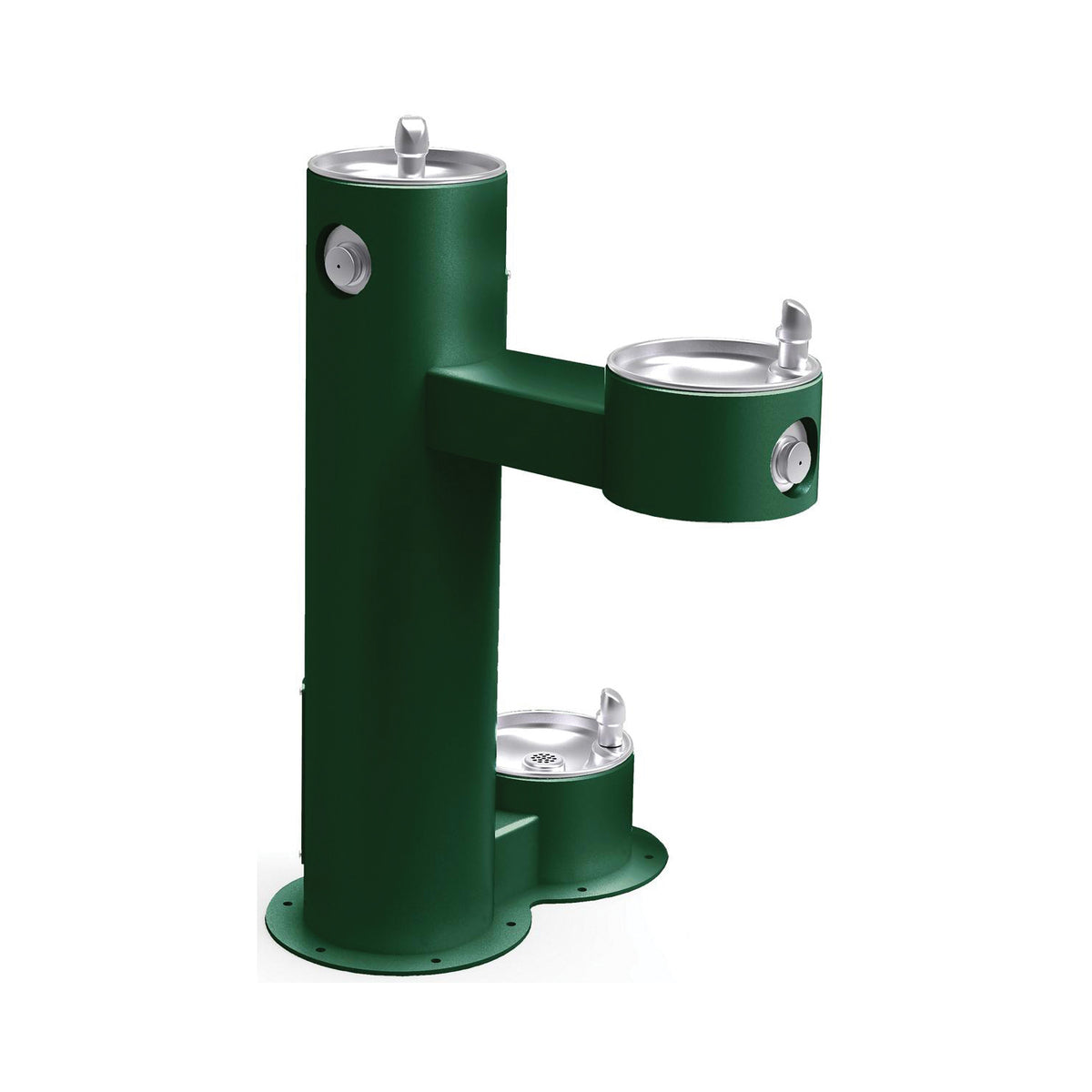 Elkay® LK4420DB Non-Filtered Outdoor Bi-Level Pedestal Fountain
