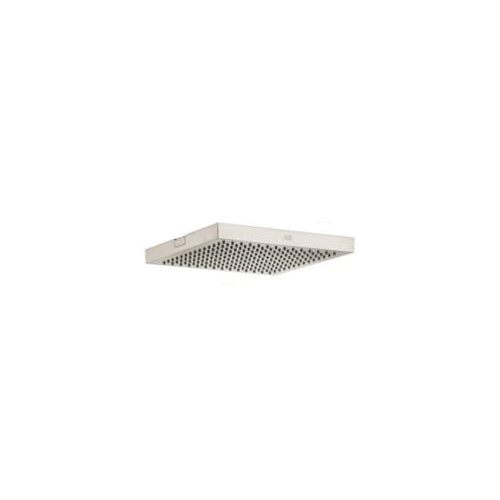 AXOR 10926821 Shower Head, Starck, 2.5 gpm Flow Rate, 1 Sprays, Ceiling Mount, 9-1/2 in L x 9-1/2 in W Head