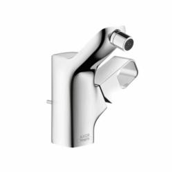 AXOR 11220001 Urquiola Bidet Faucet, 2.2 gpm, 6 in H Spout, 1 Handle, Pop-Up Drain, Polished Chrome
