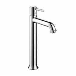 Hansgrohe 14116001 Talis C Tall Bathroom Faucet, Commercial, 1.2 gpm Flow Rate, 8-7/8 in H Spout, 1 Handles, Pop-Up Drain, 1 Faucet Holes, Polished Chrome, Function: Traditional