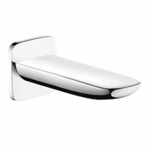 Hansgrohe 15412001 PuraVida Tub Spout, 6-5/8 in L, 3/4 in MNPT x 1/2 in FNPT Connection, Brass, Polished Chrome, Import