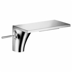 AXOR 18010001 Bathroom Faucet, Massaud, 1.2 gpm, 4-1/4 in H Spout, 1 Handles, 1 Faucet Holes, Polished Chrome, Function: Traditional, Commercial