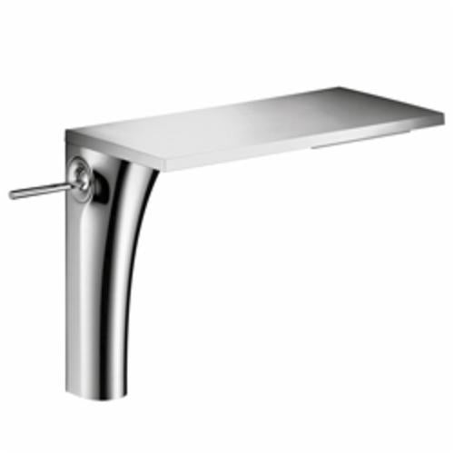 AXOR 18020001 Tall Bathroom Faucet, Massaud, 1.2 gpm, 8-5/8 in H Spout, 1 Handles, 1 Faucet Holes, Polished Chrome, Function: Traditional, Commercial