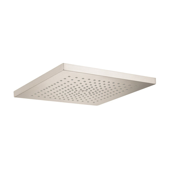 Hansgrohe 26239821 Shower Head, Raindance E 300, 2 gpm Flow Rate, 1 Sprays, 11-3/4 in W x 11-3/4 in D Head