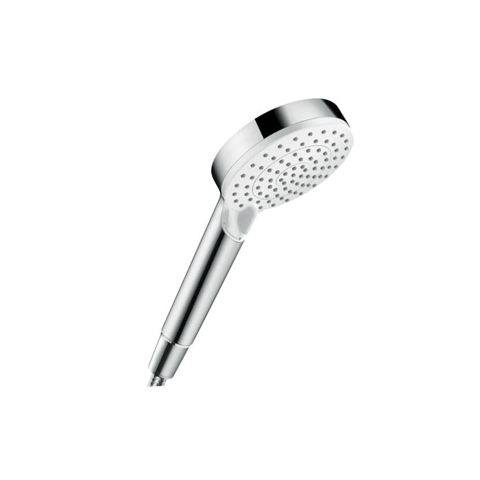 Hansgrohe 26332401 Hand Shower, 3-7/8 in Dia Shower Head, 1.8 gpm, G 1/2 Connection, Polished Chrome/White