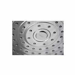 Hansgrohe 26469821 2-Jet Shower Head, Raindance Select S 240 AIR, 2.5 gpm, 2 Sprays, Wall Mount, 9-5/8 in Dia x 3-1/4 in H Head