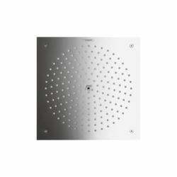 Hansgrohe 26481001 1-Jet Shower Head Trim, Raindance 260, 2.5 gpm Flow Rate, 1 Sprays, Ceiling/Wall Mount, 10-1/4 in L x 10-1/4 in W Head