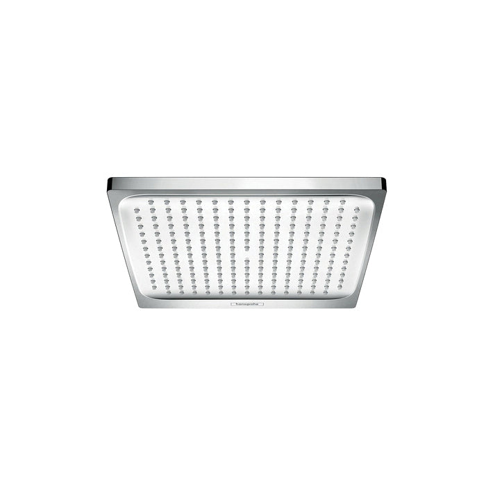 Hansgrohe 26727001 Shower Head, Crometta E 240, 2 gpm Flow Rate, 1 Sprays, 9-1/2 in W x 9-1/2 in D x 1-5/8 in H Head
