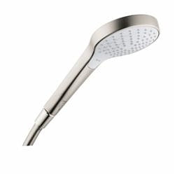 Hansgrohe 26803821 Hand Shower, Croma Select S 110, 2.5 gpm, 1 Sprays, 4-3/8 in Dia Head, 1/2 in