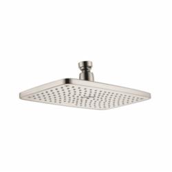 Hansgrohe 27380821 Raindance E 240 AIR 1-Jet Shower Head, 2.5 gpm Flow Rate, 1 Sprays, Wall Mount, 9-7/8 in Head