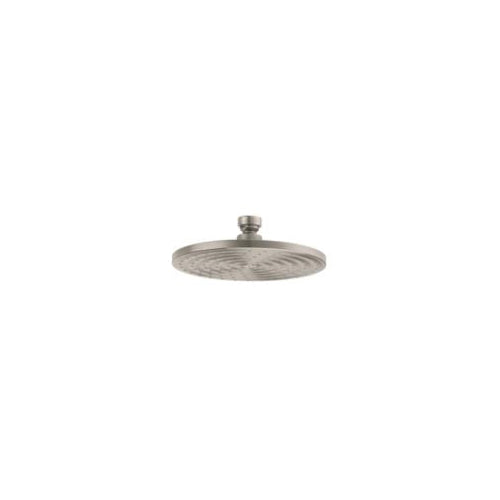 Hansgrohe 27476821 Downpour Air 1-Jet Shower Head, Raindance S 180 AIR, 2.5 gpm, 1 Sprays, Wall Mount, 7 in Dia Head
