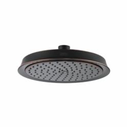 Hansgrohe 28421921 1-Jet Shower Head, Raindance C 180 AIR, 2.5 gpm, 1 Sprays, Wall Mount, 8-3/8 in Dia Head