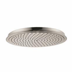 Hansgrohe 28428821 1-Jet Shower Head, Raindance C 300 AIR, 2.5 gpm, 1 Sprays, Wall Mount, 13 in Dia Head
