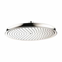 Hansgrohe 28428831 1-Jet Shower Head, Raindance C 300 AIR, 2.5 gpm, 1 Sprays, Wall Mount, 13 in Dia Head
