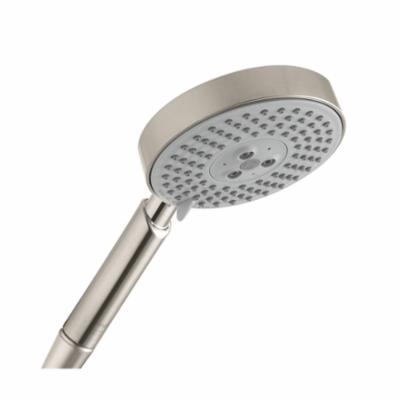 Hansgrohe 28514821 Raindance S 120 AIR 3-Jet Hand Shower, 2.5 gpm Flow Rate, 3 Sprays, 4-1/2 in Dia Head, 1/2 in Connection