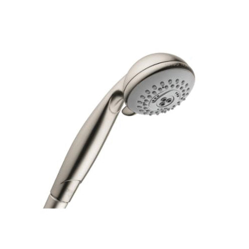Hansgrohe 28573821 3-Jet Hand Shower, Croma E 75, 2.5 gpm, 3 Sprays, 3 in Dia Head, 1/2 in