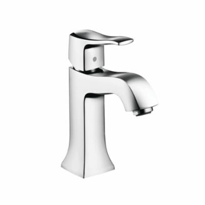 Hansgrohe 31077001 Metris C Bathroom Faucet, Commercial, 1.2 gpm Flow Rate, 3-7/8 in H Spout, 1 Handles, 1 Faucet Holes, Polished Chrome, Function: Traditional