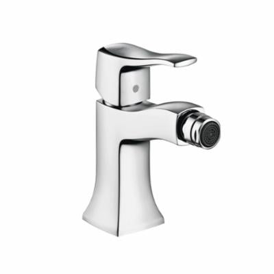 Hansgrohe 31275001 Metris C Bidet Faucet, 1.5 gpm, 4 in H Spout, 1 Handle, Pop-Up Drain, Polished Chrome