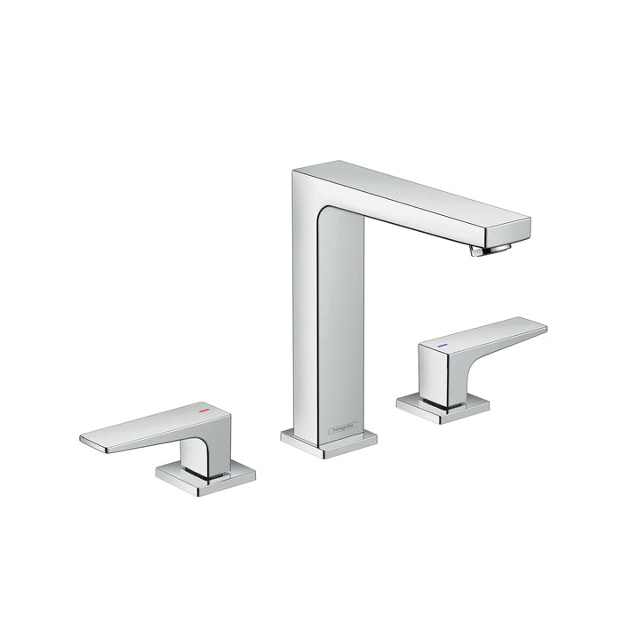 Hansgrohe 32519001 Metropol 160 Widespread Bathroom Faucet, 1.2 gpm, 6-1/4 in H Spout, 4 in Center, Polished Chrome, 2 Handles