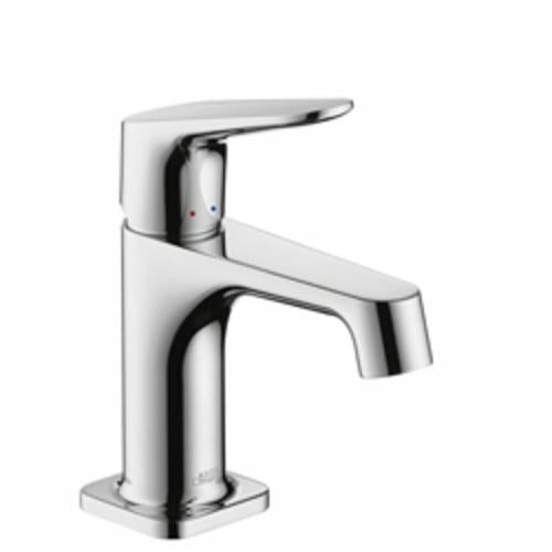 AXOR 34016001 Small Bathroom Faucet, Citterio M, Commercial, 1.2 gpm Flow Rate, 2-3/4 in H Spout, 1 Handles, Pop-Up Drain, 1 Faucet Holes, Polished Chrome, Function: Traditional