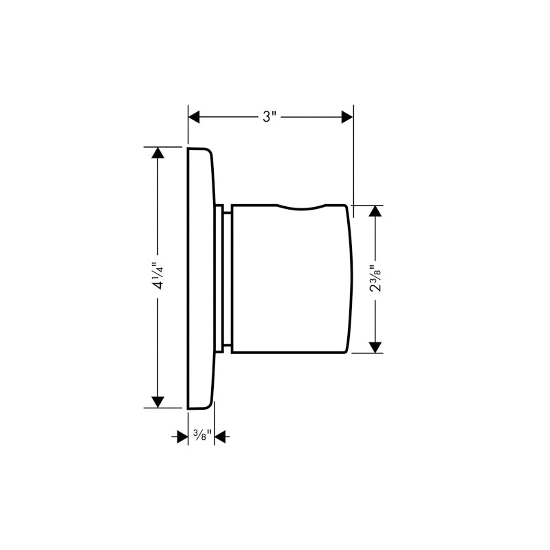 AXOR 38934821 Diverter Trim, Brushed Nickel