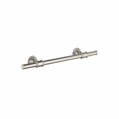 AXOR 42030820 Montreux Wall Mount Towel Bar, 12 in L Bar, 2-7/8 in OAD x 2-1/8 in OAH, Solid Brass